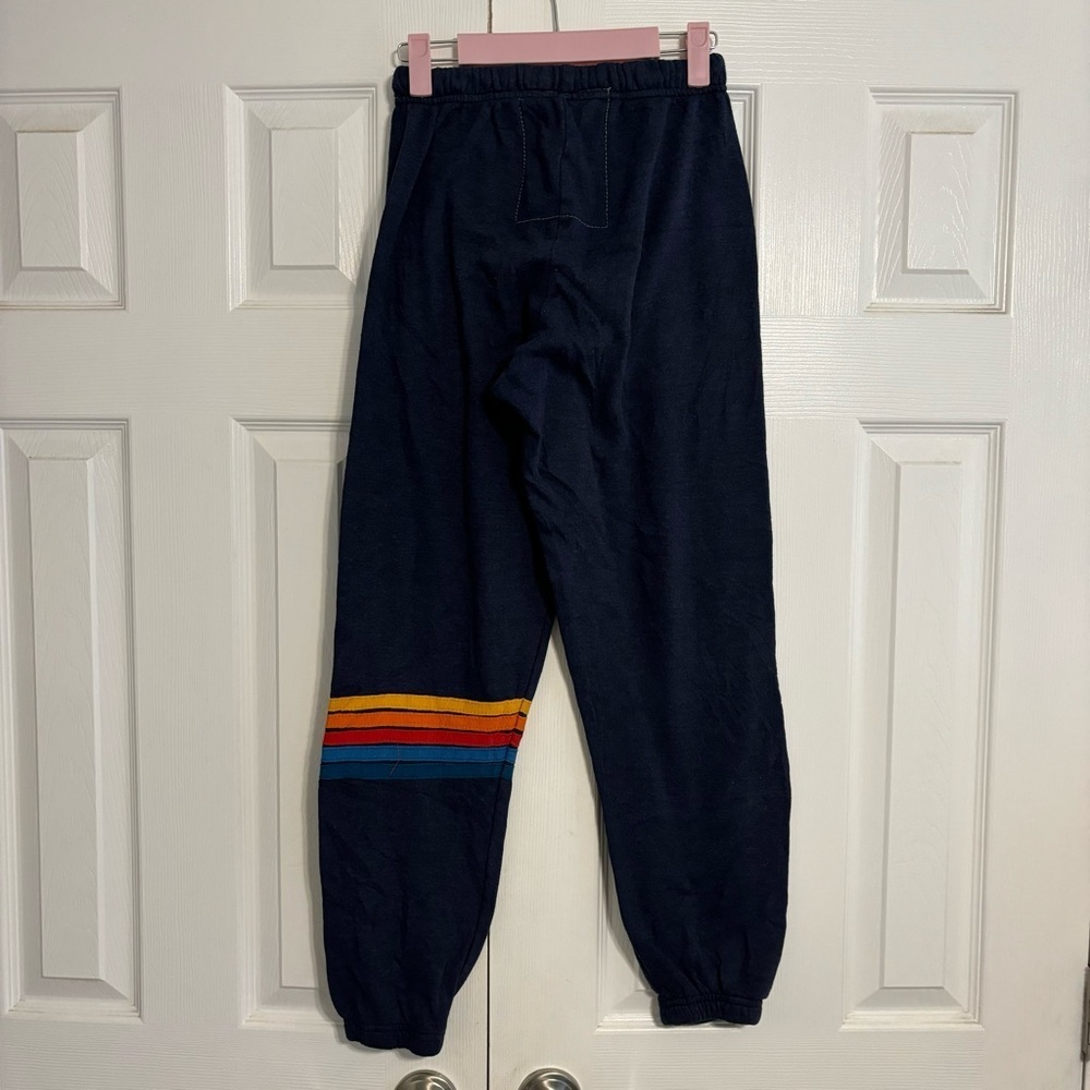Aviator Nation Rainbow Stitch Sweatpants - Picture 3 of 8